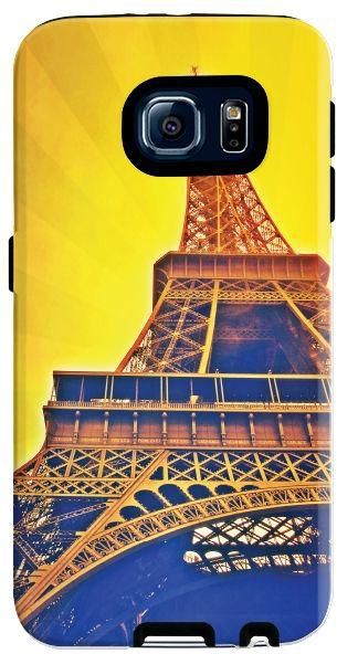 Stylizedd Samsung Galaxy S6 Premium Dual Layer Tough Case Cover Matte Finish - Paris Heights