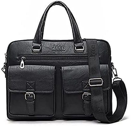 Men's Business Laptop Bag 15 x 12in (Black)