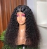 18inches Curly Hair Wig With Closure Natural Colour