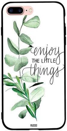 غطاء حماية واق لهاتف أبل آيفون 7 بلس طبعة "Enjoy The Little Things"