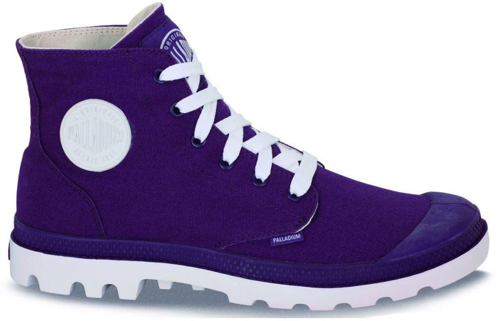 Palladium Purple Lace Up Boot For Men