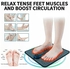 جهاز تدليك للقدم والساق كهربائي بتقنية التحفيز الكهربائي للعضلات مع الماء لتدليك القدم مع 6 أوضاع و9 مستويات شدة