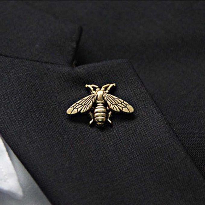 Brooch Pin Small Beetle Suit Collar Lapel Accessory (1pc) - Gold