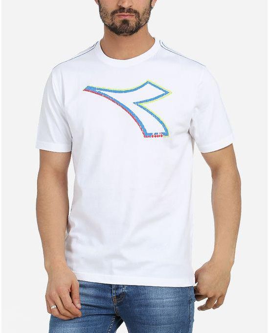 Diadora Casual Printed T-shirt - White