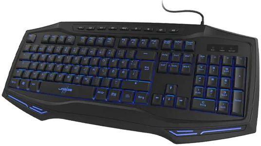 uRage Exodus 300 Illuminated Gaming Wired Keyboard - Black
