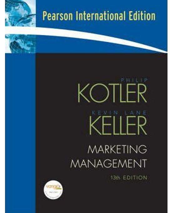 Generic Marketing Management : International Edition