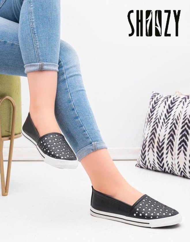 Shoozy Slip On Sneakers - Black