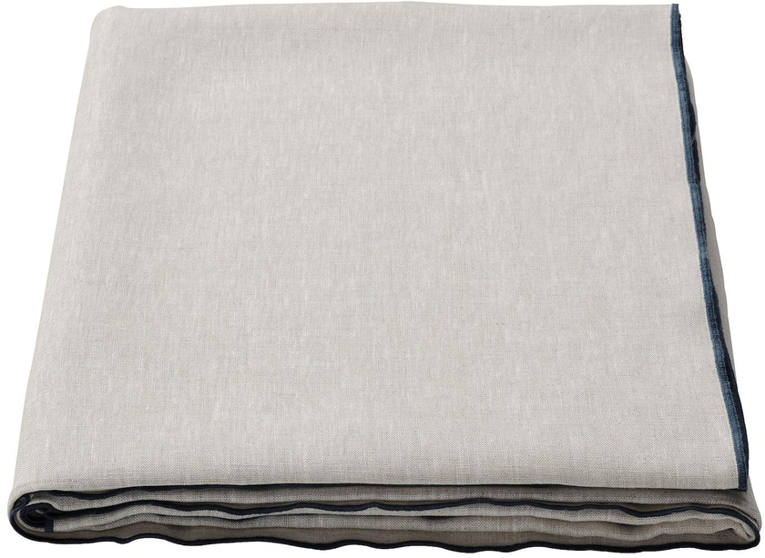 OMBONAD Tablecloth - natural colour/beige 150x250 cm