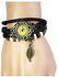 McyKcy Womens Bracelet Weave Wrap Quartz Leather Leaf Beads Wrist Watches Black
