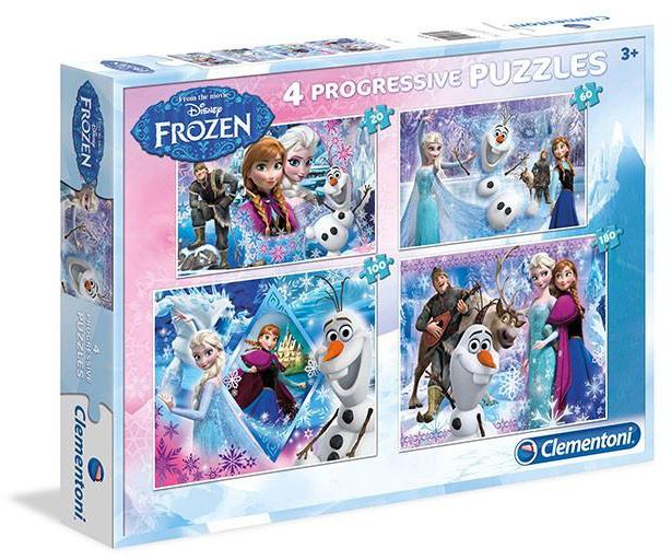 Clementoni - Frozen Progressive Special Puzzle Collection