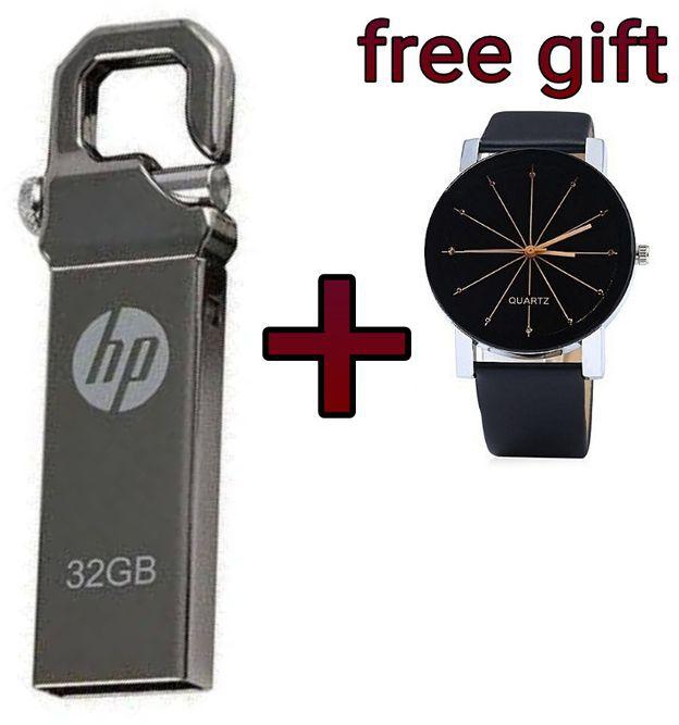 HP V250W// 32GB Flash Disk Drive -//Silver//free Gift