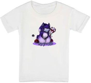 The Video Game Sonic Printed T-Shirt White/Purple