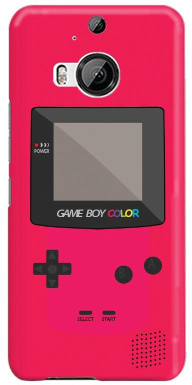 Stylizedd HTC One M9 Plus Slim Snap Case Cover Matte Finish - Gameboy Color - Pink