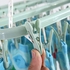 AIWANTO Clip and Drip Hanger, Hanging Drying Rack with 32 Clips, Folding Plastic Laundry Drying Rack Hanger for Drying Underwear Socks