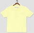 Pique Knit Polo T-Shirt Yellow