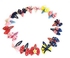 12 Piece Bow-Tie Hair Snap Clip Set Multicolour 2X6X4inch
