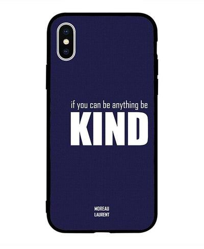 Skin Case Cover -for Apple iPhone X If You Can be Anything be Kind If You Can be Anything be Kind