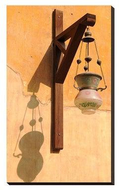 لوحة فنية من قماش الكانفاس بتصميم إسلامي عصري مطرزة باللؤلؤ طراز J0119 متعدد الألوان 33x49سم