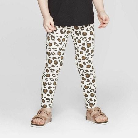 Girls’ Leopard Print Leggings