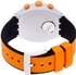 Swatch Orange Silicone Black dial Watch for Men's YYS4003