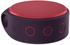 Logitech 984-000366 X100 Mobile Bluetooth Speaker , Red