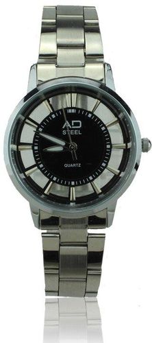 AD STEEL Lady Analog Quartz Casual Watch (Black)	