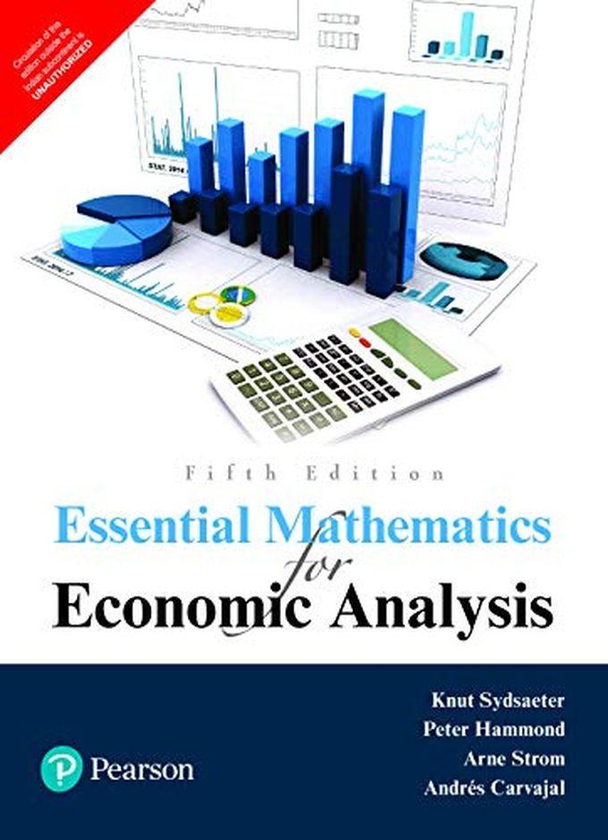 Pearson Essential Mathematics For Economic Analysic-India ,Ed. :5