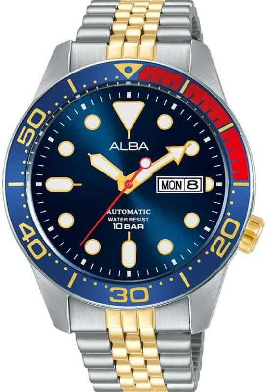 Get Alba ‎ AL4185X Analog Casual Watch, Stainless Steel Strap, For Men - Multicolor with best offers | Raneen.com