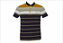 Generic Men's Casual Stripped Short Sleeved T-shirt-Mulitcolored