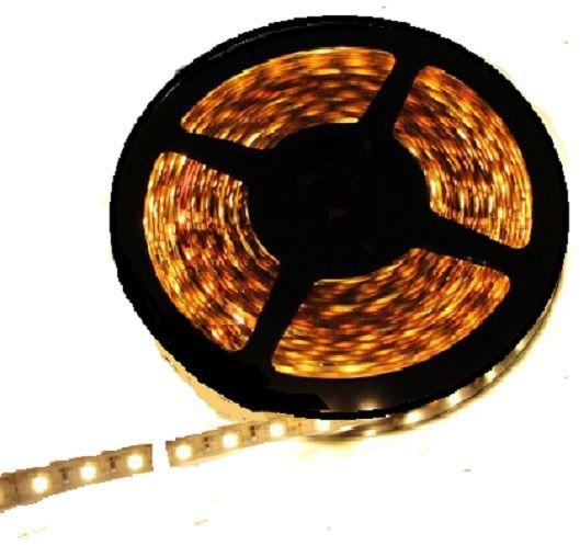 5M/Roll 12V Model 3528 Flexible 60/M Led Total 300Leds Non Waterproof Strip Light For Home Decoration Color Yellow