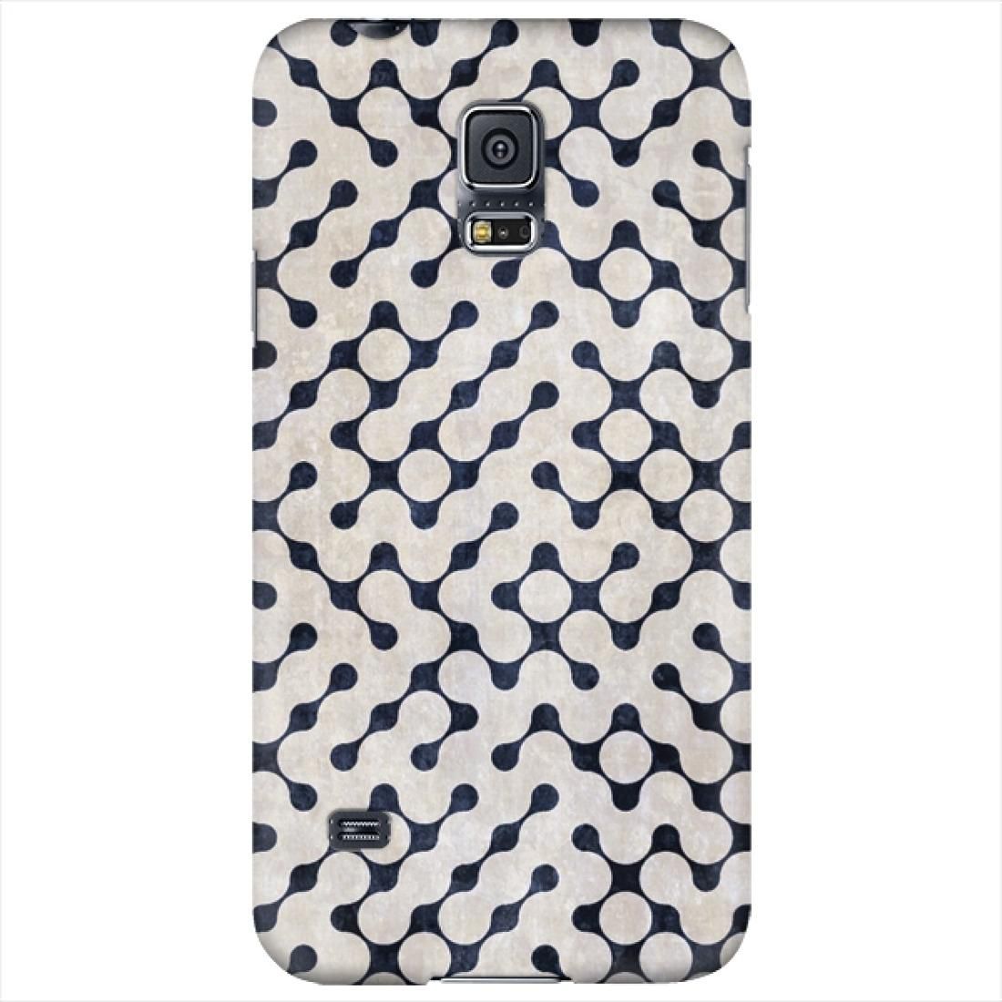 ستايليزد Stylizedd Samsung Galaxy S5 Premium Slim Snap case cover Gloss Finish - Connect the dots - White
