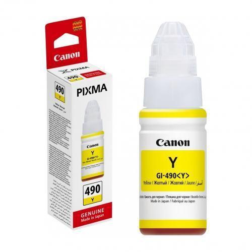 Canon GI-490Y Ink Bottle (Yellow)