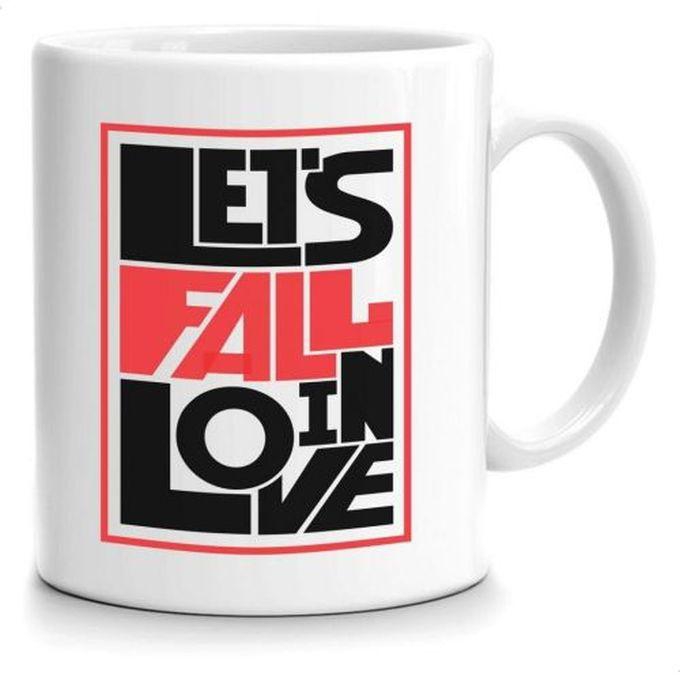 Fall In Love Ceramic Mug - Multicolor