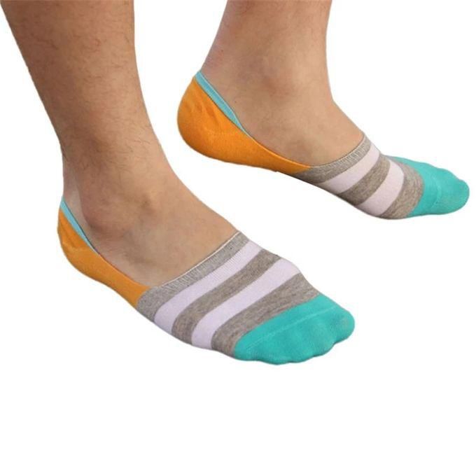Multicolour Invisible Socks ( Grey Hue )