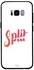 غطاء حماية واقٍ لهاتف سامسونج جالاكسي S8 مطبوع بكلمة "Split"