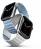 Uniq 8886463679234 - Magnetic Apple Watch Strap 41/40/38Mm - Arctic (White/Blue)