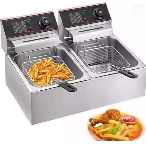 WNGREAT 6L+6L Double Electric Chips Deep Fryer Machine