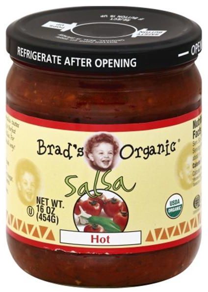 Brad's Organic Salsa Hot - 454 g
