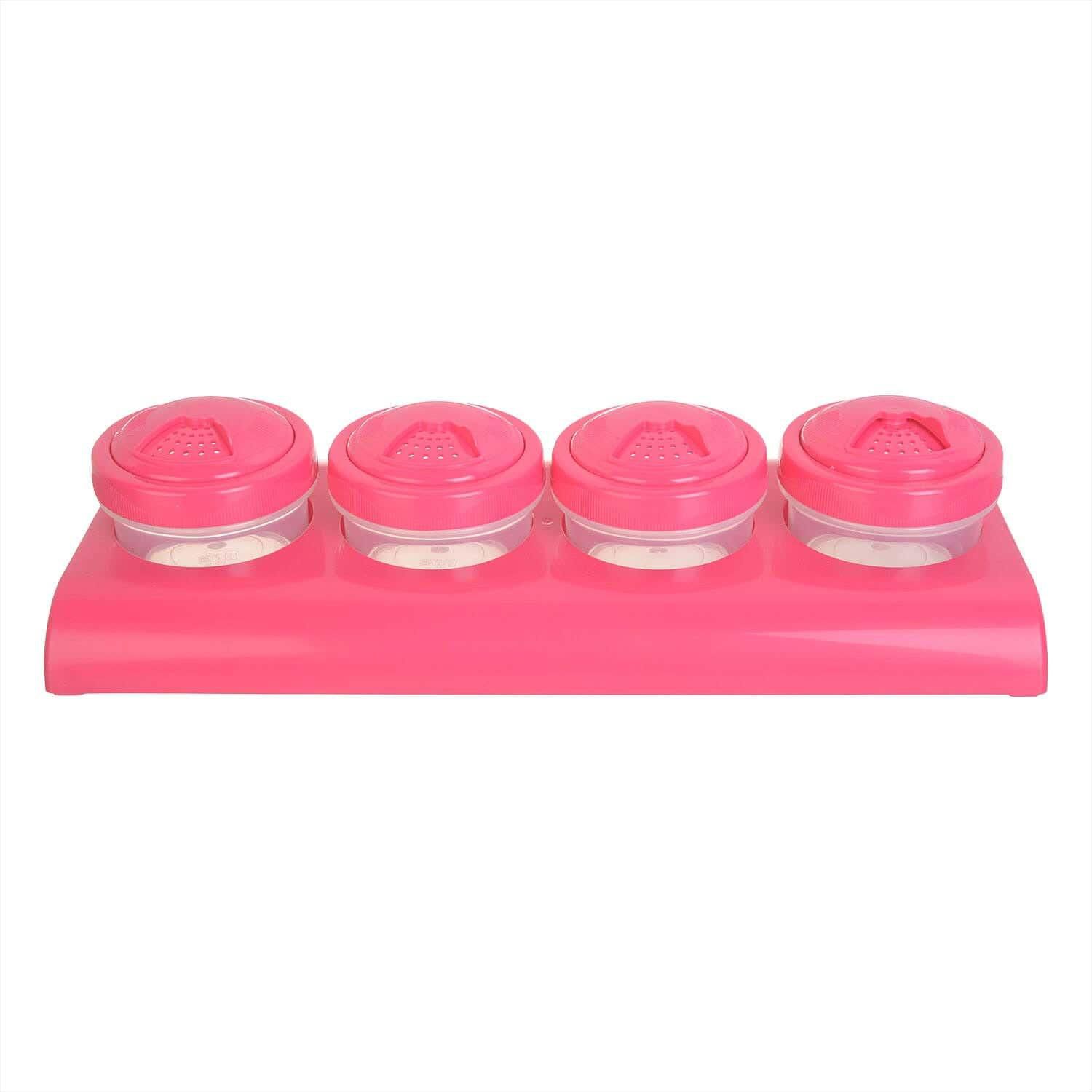 Get Pro Blast Plastic Spice Jar Set, 4 Pieces, 150 ml with best offers | Raneen.com