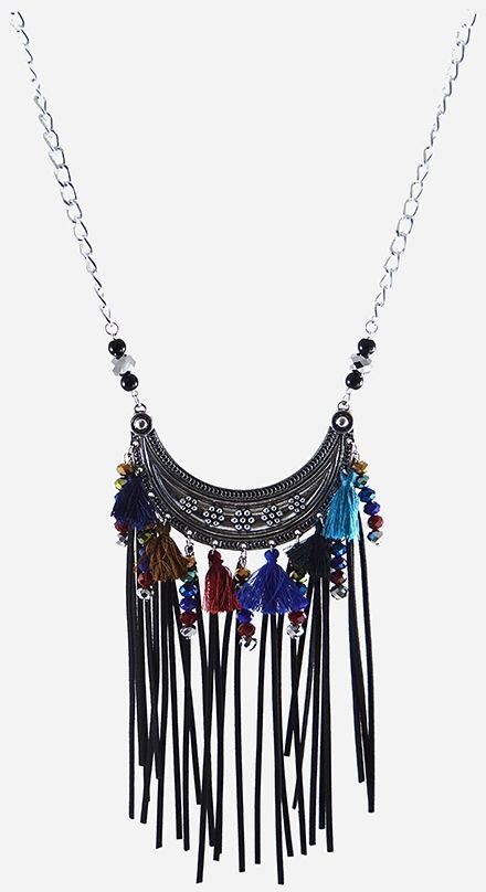 ZISKA Skin Filaments Necklace - Black