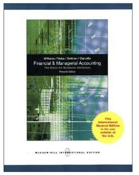 Financial And Managerial Accounting Paperback English by Jan R. Williams - 1-Oct-10