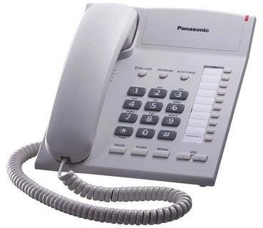 Single Line Corded Telephone White/Black/Red