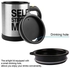 Self Stirring Mug Black/Silver
