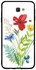 Thermoplastic Polyurethane Skin Case Cover -for Samsung Galaxy J7 Prime Flower Bee Flower Bee
