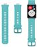 accessoryME Replacement Band Sport Silicone Strap for Huawei Watch Fit Smartwatch 2020 (Cyan)