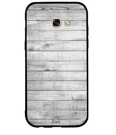 Protective Case Cover For Samsung Galaxy A5 2017 Grey Wood Pattern