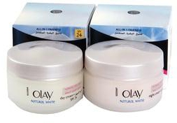 Olay Natural Aura Glowing Radiance Day Cream SPF15  50 g + All In One Radiance Night Cream 50 g