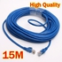 Generic 15M RJ45 Cat5e Network Ethernet Internet ADSL Modem Router Patch LAN Cable Lead Blue