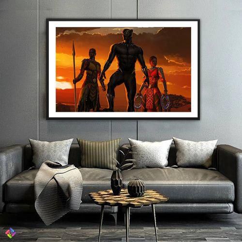 Framed Wakanda Wall Art HD Painting Picture Design