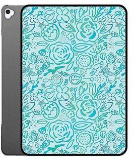 Protective Flip Case Cover For Apple iPad 9 Floral Pattern Multicolour